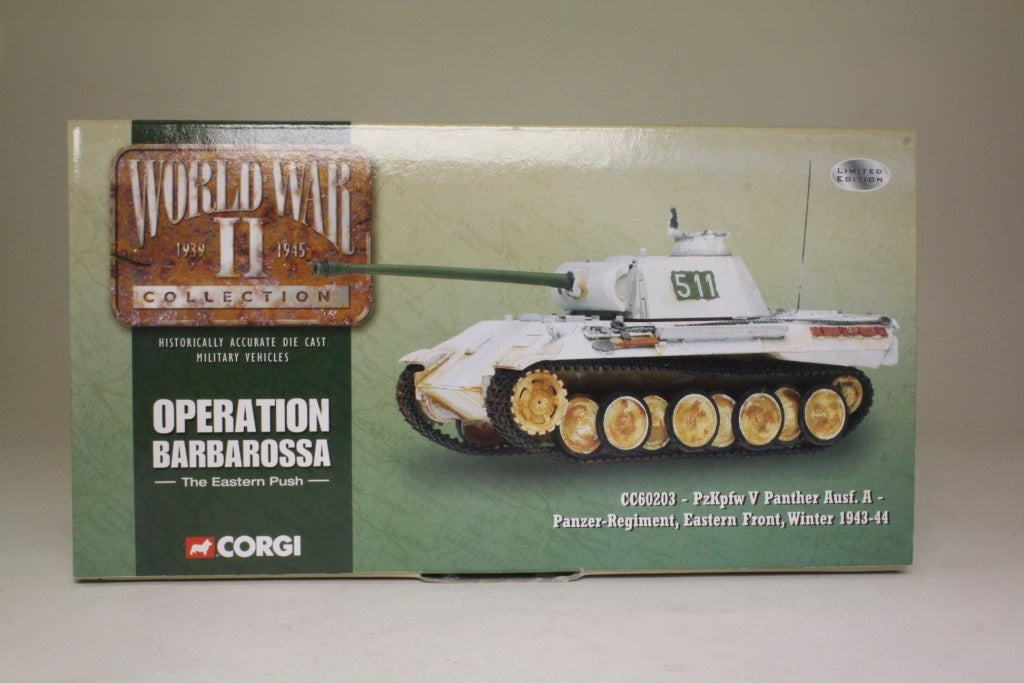 CORGI GERMAN PANTHER V TANK 1943
