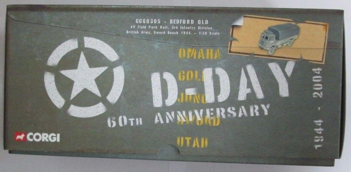 CORGI BEDFORD QLD CARGO TRUCK, BRITISH ARMY 1944