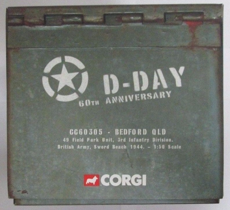 CORGI BEDFORD QLD CARGO TRUCK, BRITISH ARMY 1944
