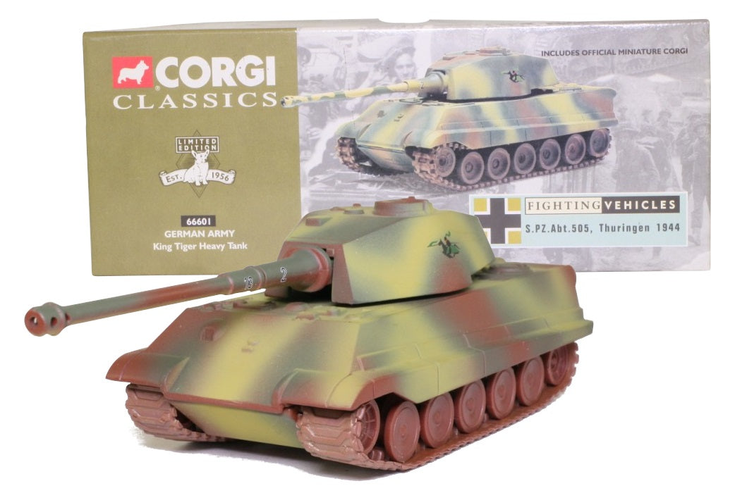 CORGI KING TIGER HEAVY TANK THURINGEN 1944