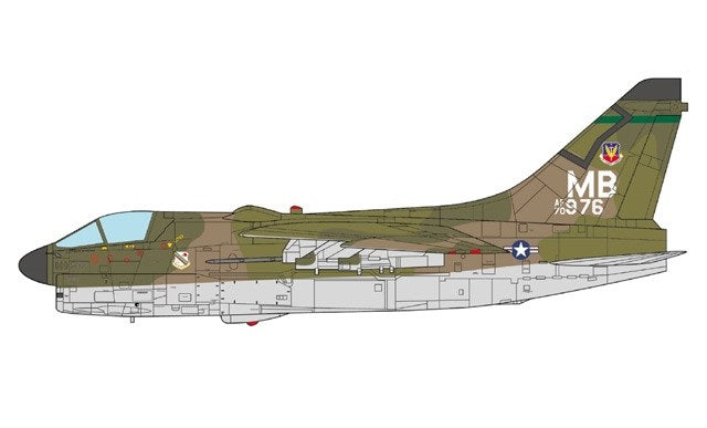 CENTURY WINGS A-7D CORSAIR II 354TH TFW KORAT RTAFB REG: 70-0976 1972