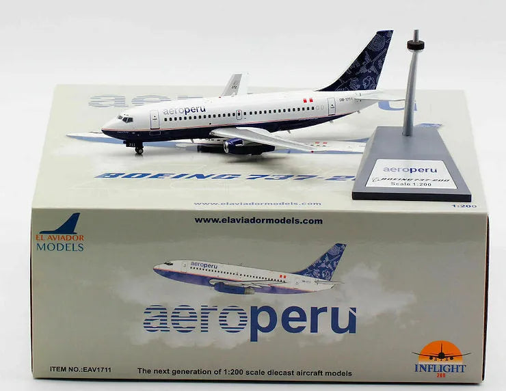 EL AVIADOR MODELS B737-200 AEROPERU REG: OB-1711
