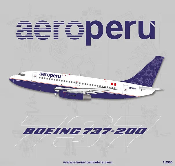 EL AVIADOR MODELS B737-200 AEROPERU REG: OB-1711