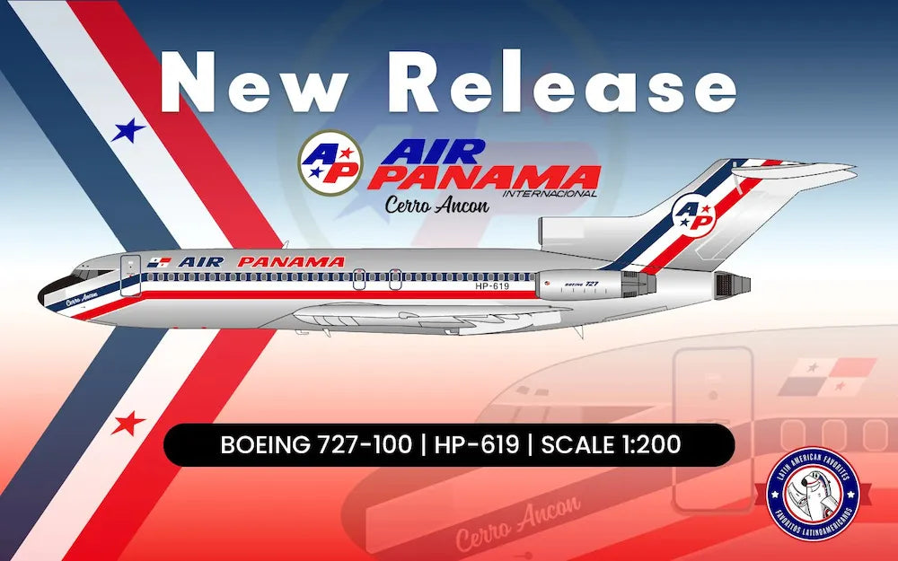 EL AVIADOR MODELS B727-81 AIR PANAMA REG: HP-619