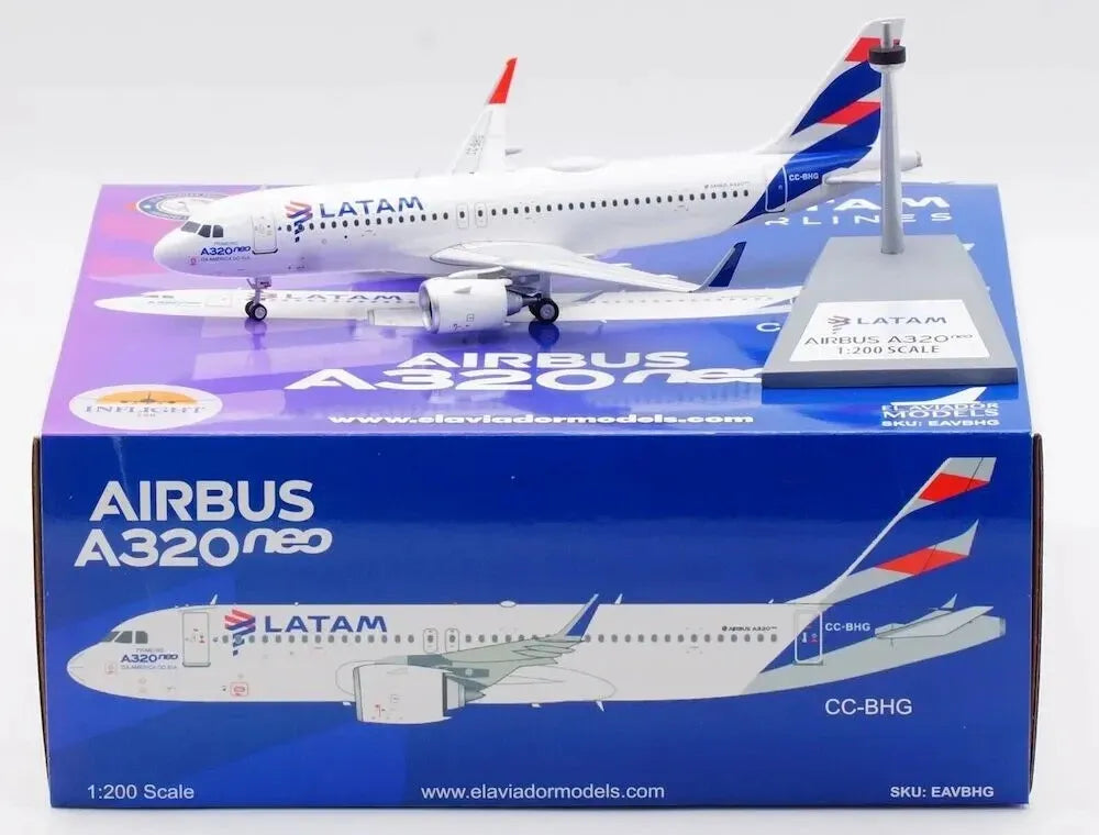 EL AVIADOR MODELS A320NEO LATAM "FIRST A320NEO AT SOUTH AMERICA" REG: CC-BHG