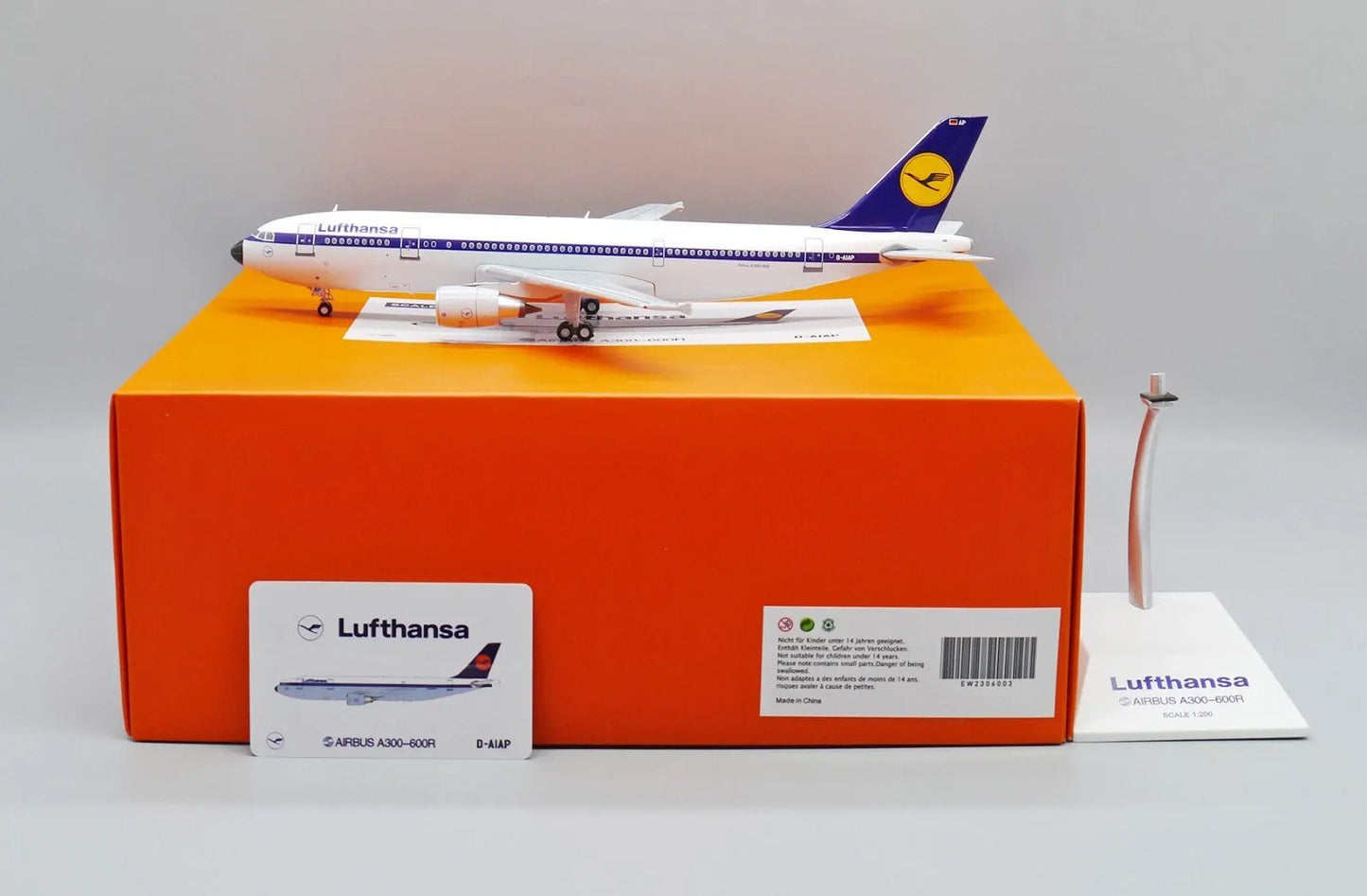 JC WINGS A300-600R LUFTHANSA REG: D-AIAP