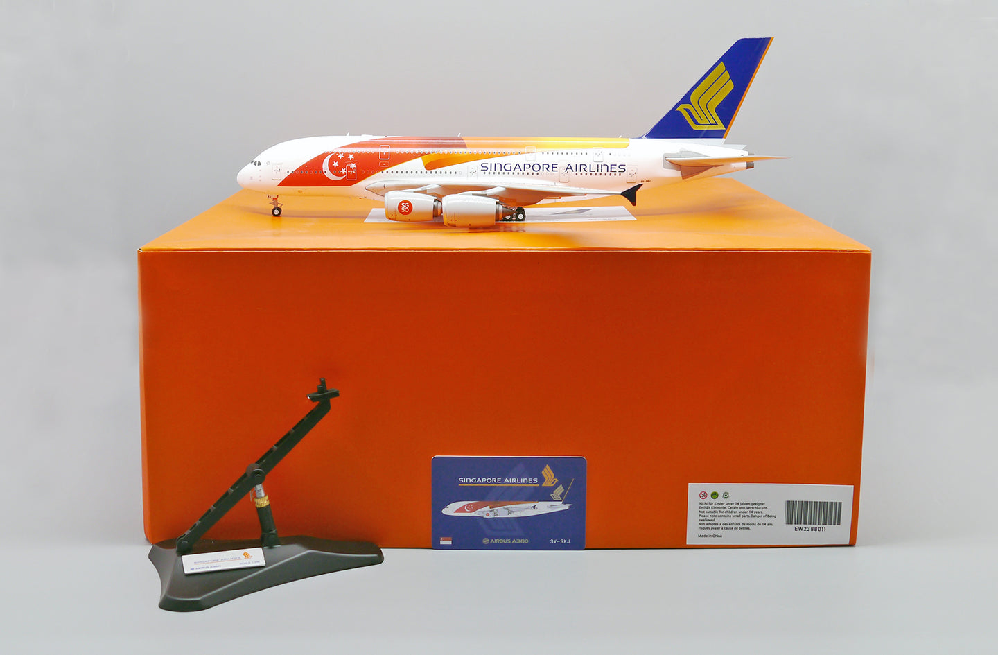 JC WINGS A380-800 SINGAPORE AIRLINES "50 YEAR OF INDEPENDENCE SG50" REG: 9V-SKJ