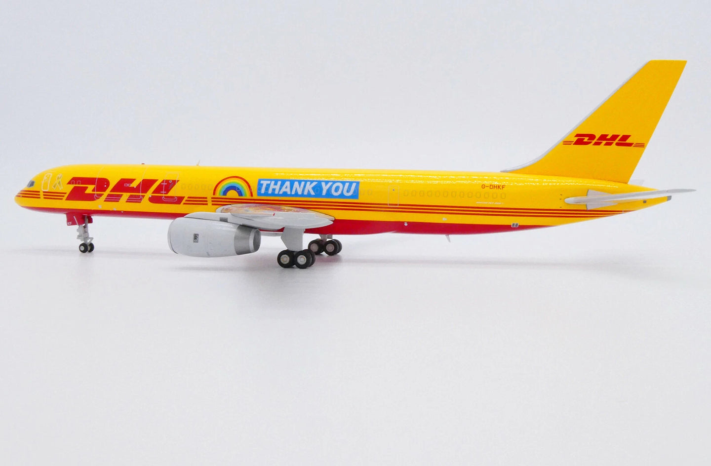 JC WINGS B757-200(PCF) DHL AIR "THANK YOU LIVERY" REG: G-DHKF
