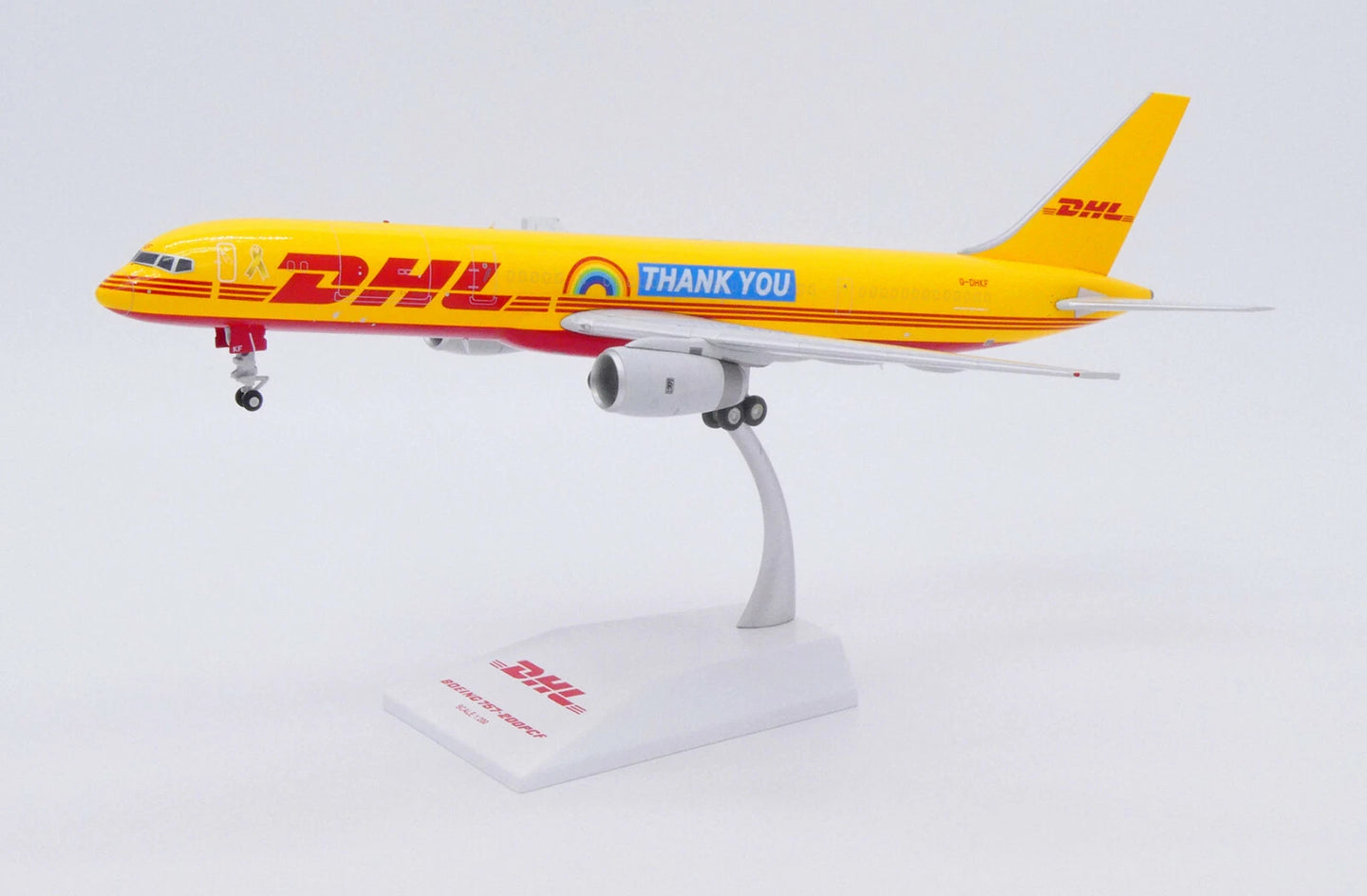 JC WINGS B757-200(PCF) DHL AIR "THANK YOU LIVERY" REG: G-DHKF