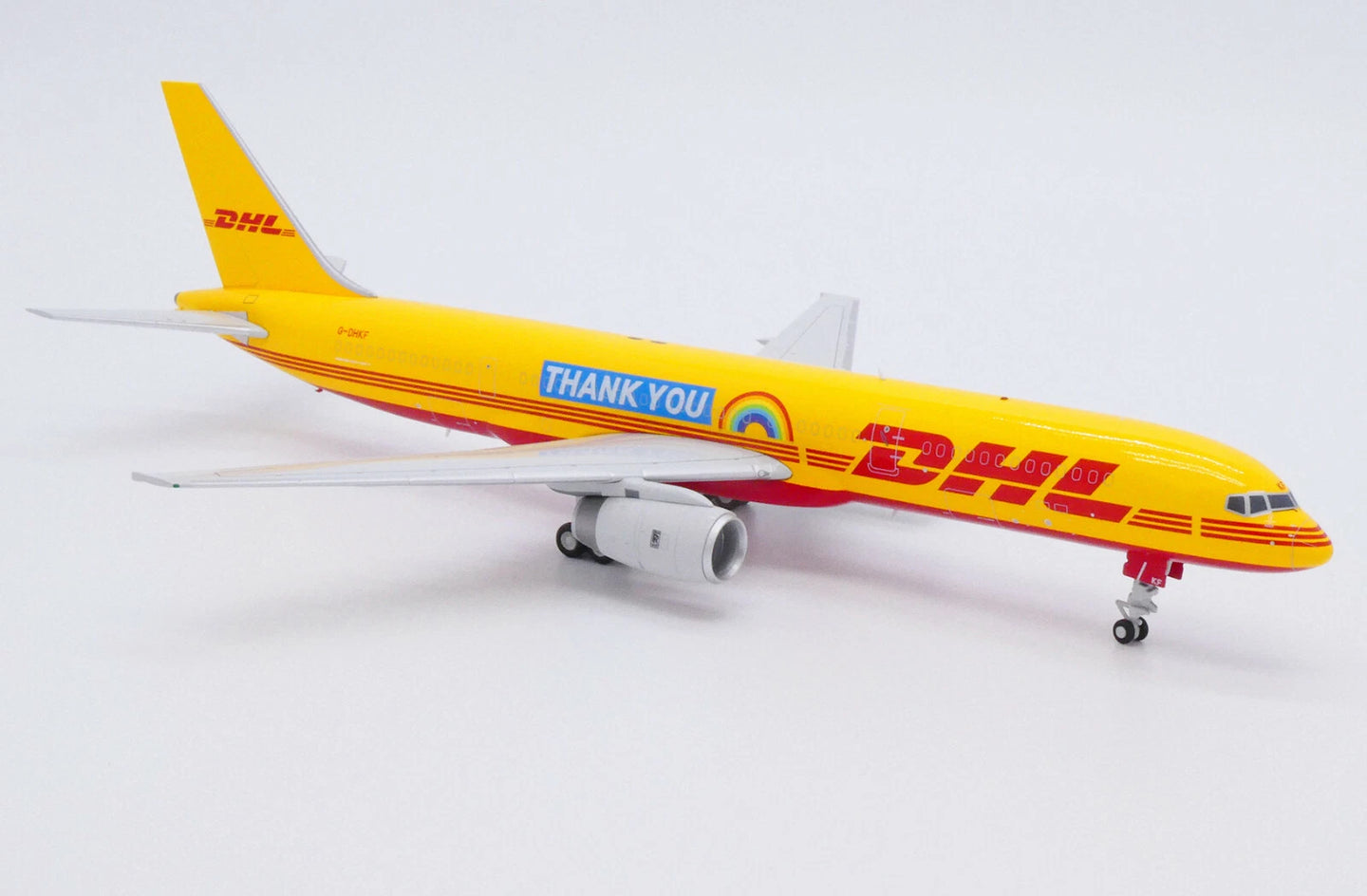 JC WINGS B757-200(PCF) DHL AIR "THANK YOU LIVERY" REG: G-DHKF