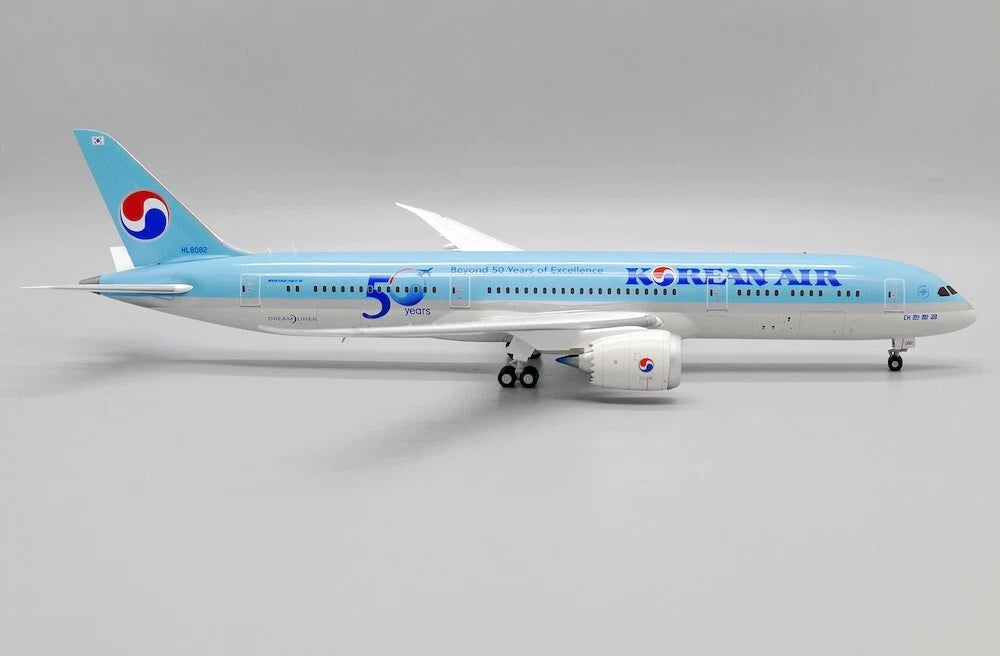 JC WINGS B787-9 DREAMLINER KOREAN AIR "BEYOND 50 YEARS OF EXCELLENCE" REG: HL8082