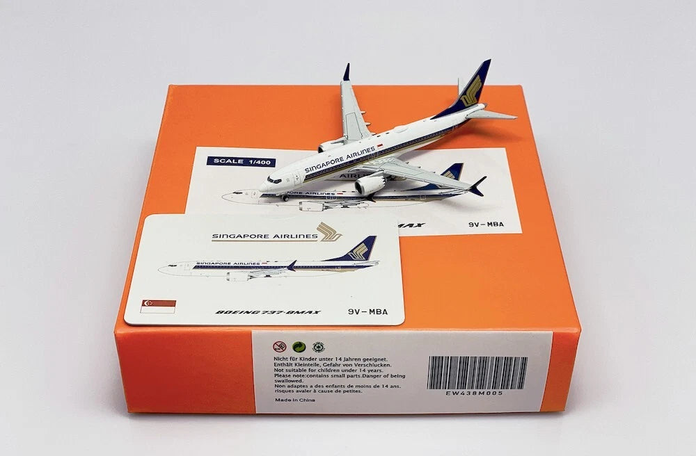 JCWINGS B737-8 MAX SINGAPORE AIRLINES REG: 9V-MBA