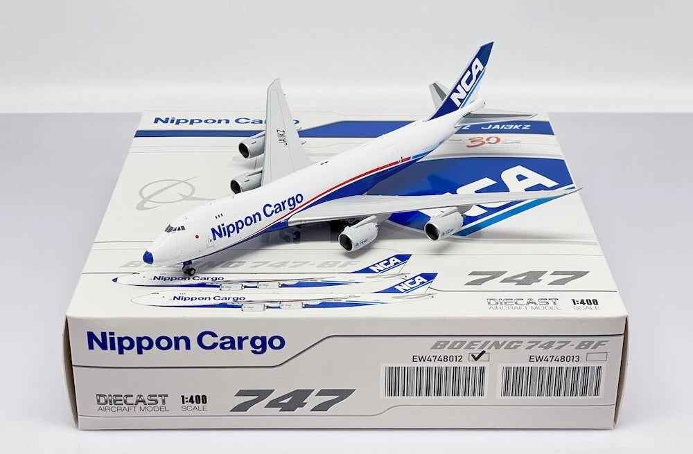JC WINGS B747-8F NIPPON CARGO AIRLINES "BLUE NOSE" REG: JA11KZ