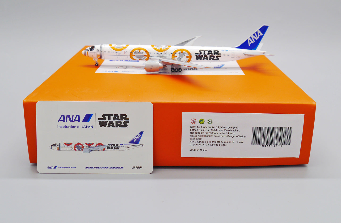JC WINGS B777-300(ER) ALL NIPPON AIRWAYS "STAR WARS" (FLAP DOWN) REG: JA789A