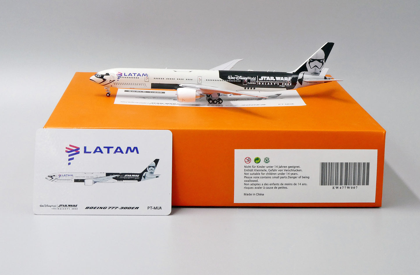 JC WINGS B777-300ER LATAM AIRLINES "STAR WARS, GALAXYS EDGE" REG: PT-MUA