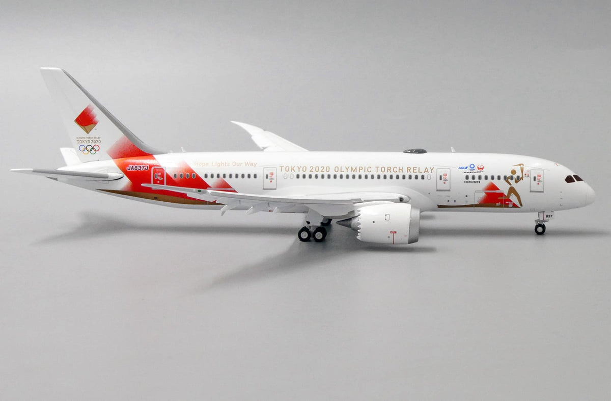 JC WINGS B787-8 DREAMLINER "TOKYO 2020 OLYMPICS TORCH RELAY" (FLAPS DOWN) REG: JA837J