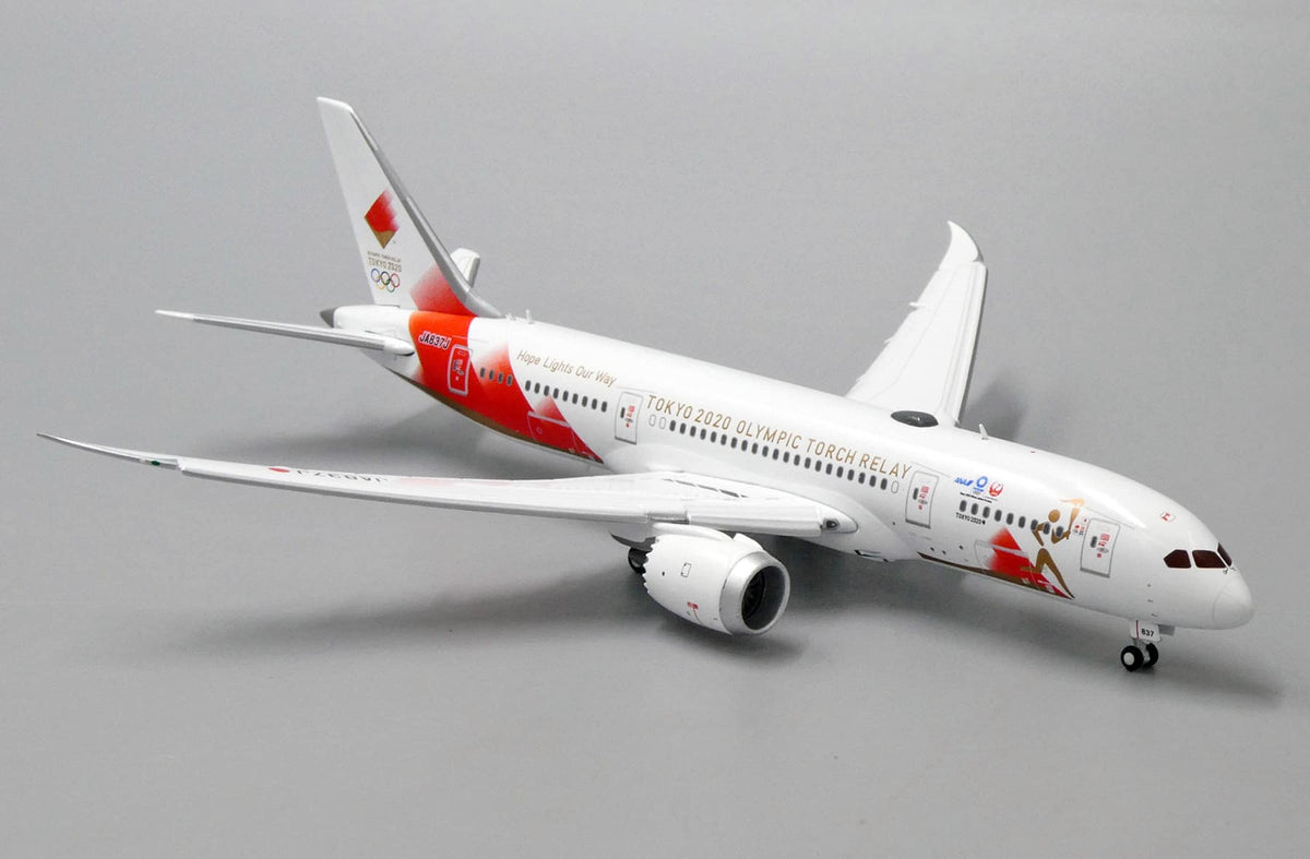 JC WINGS B787-8 DREAMLINER "TOKYO 2020 OLYMPICS TORCH RELAY" (FLAPS DOWN) REG: JA837J