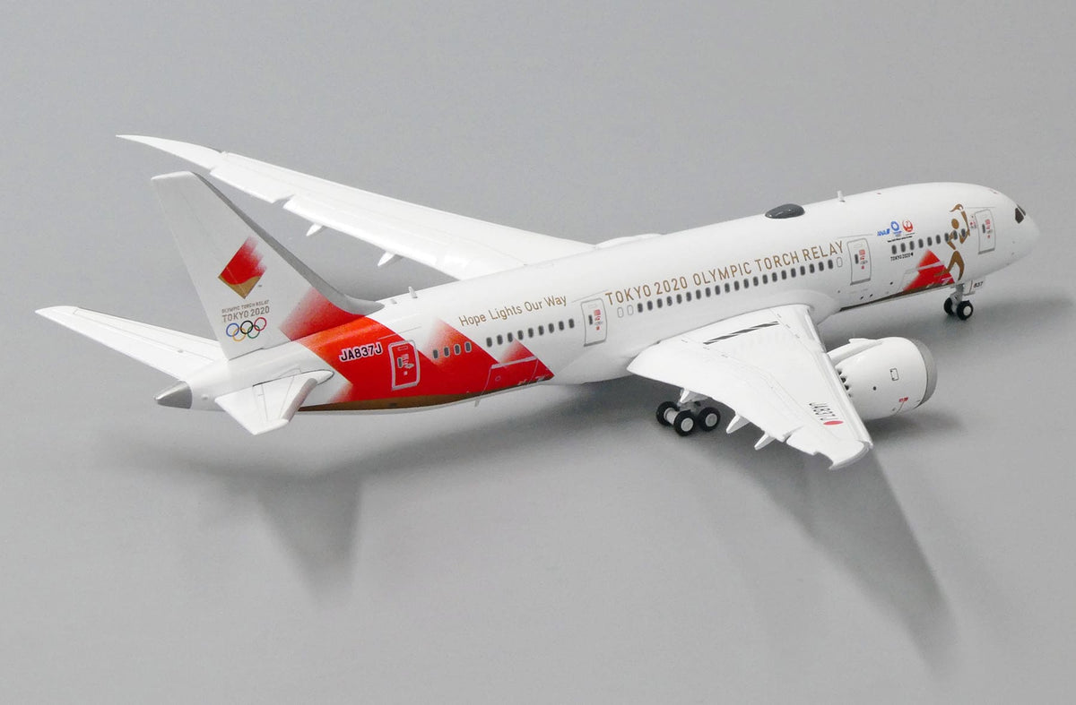 JC WINGS B787-8 DREAMLINER "TOKYO 2020 OLYMPICS TORCH RELAY" (FLAPS DOWN) REG: JA837J