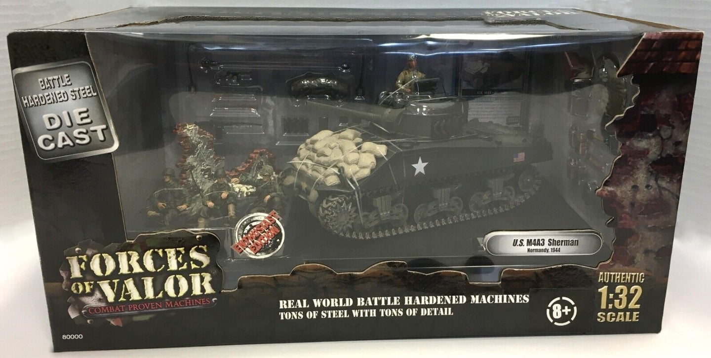 FORCES OF VALOR M4A3 SHERMAN US ARMY NORMANDY D-DAY JUNE 6TH 1944