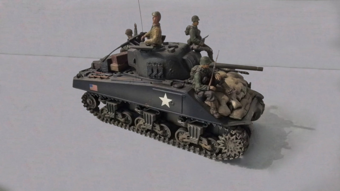 FORCES OF VALOR M4A3 SHERMAN US ARMY NORMANDY D-DAY JUNE 6TH 1944