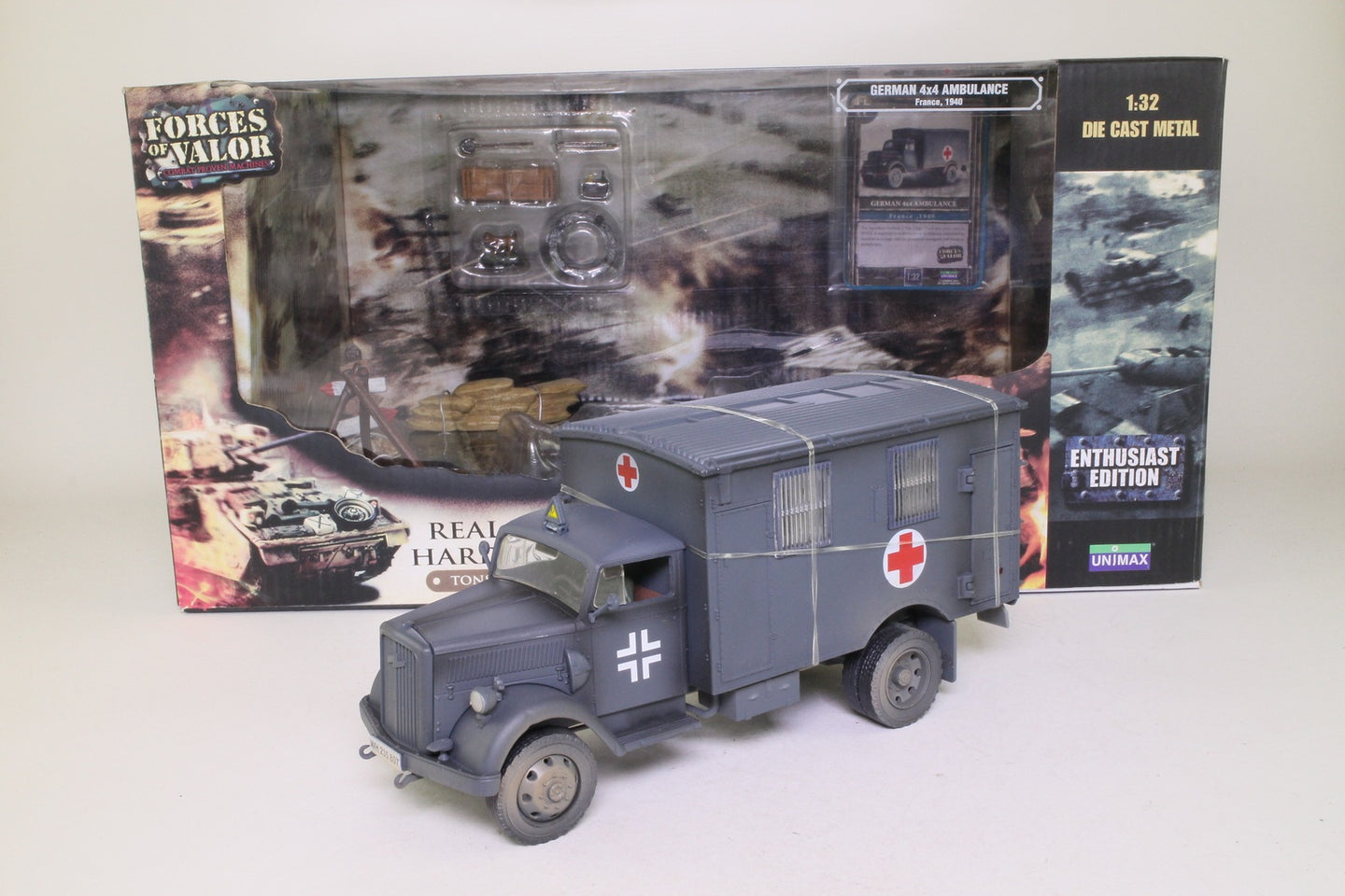 FORCES OF VALOR KFZ.305 BLITZ AMBULANCE GERMAN ARMY FRANCE 1940
