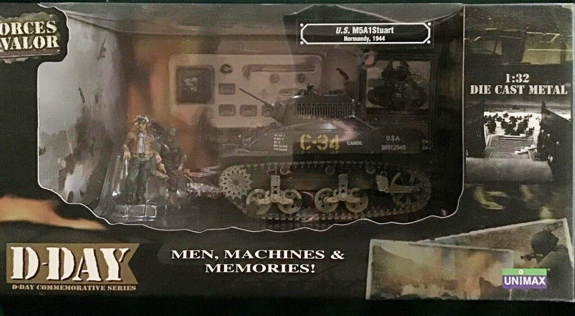 FORCES OF VALOR M5 STUART US ARMY "CAROL"