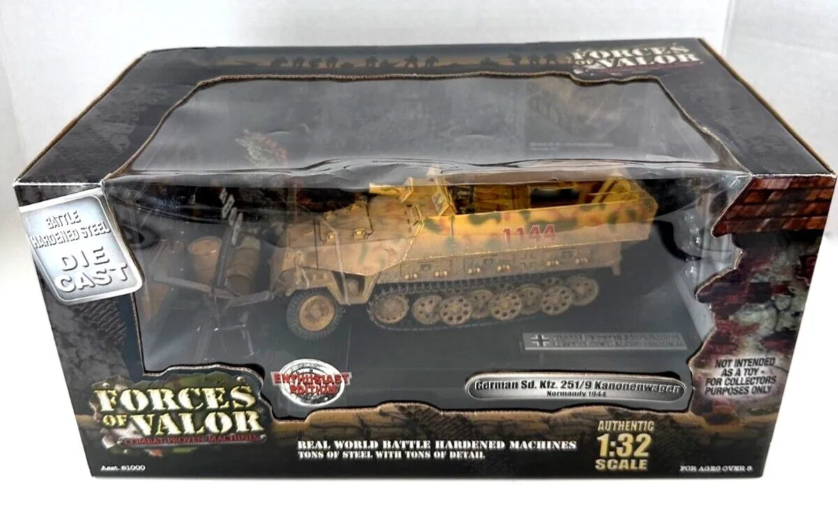 FORCES OF VALOR GERMAN SD. KFZ. 251/9 KANONENWAGEN NORMANDY 1944