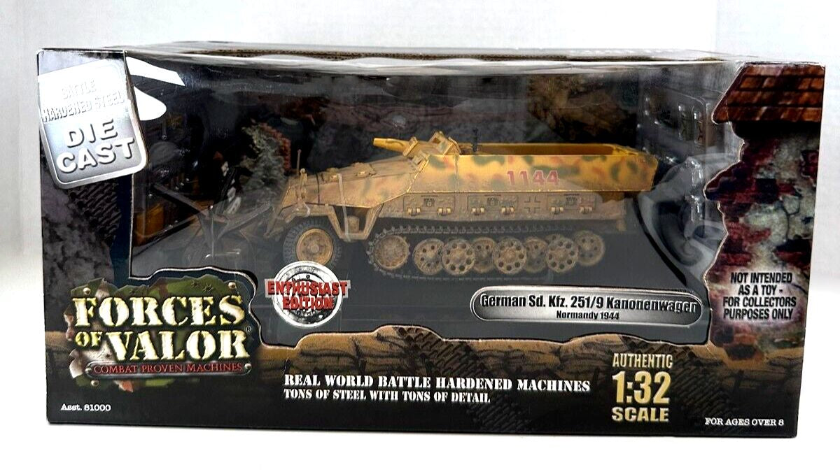 FORCES OF VALOR GERMAN SD. KFZ. 251/9 KANONENWAGEN NORMANDY 1944