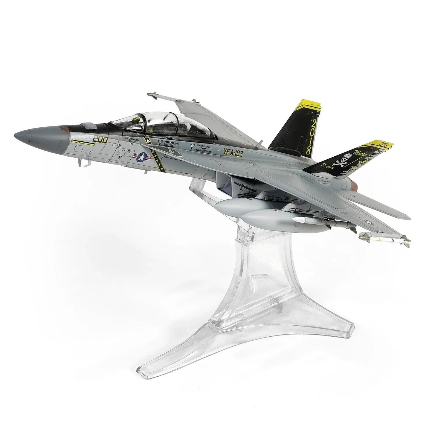 FORCES OF VALOR F/A 18F SUPER HORNET VFA103 JOLLY ROGERS "USS ABRAHAM LINCOLN 2018 75TH ANNIVERSARY"