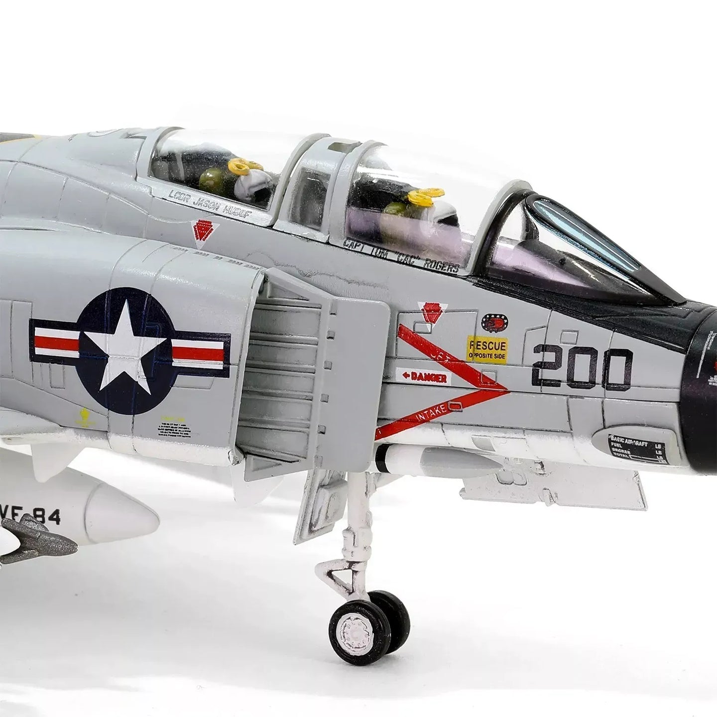 FORCES OF VALOR F-4B PHANTOM II US NAVY VF-84 "JOLLY ROGERS" USS FRANKLIN D ROOSEVELT 1970