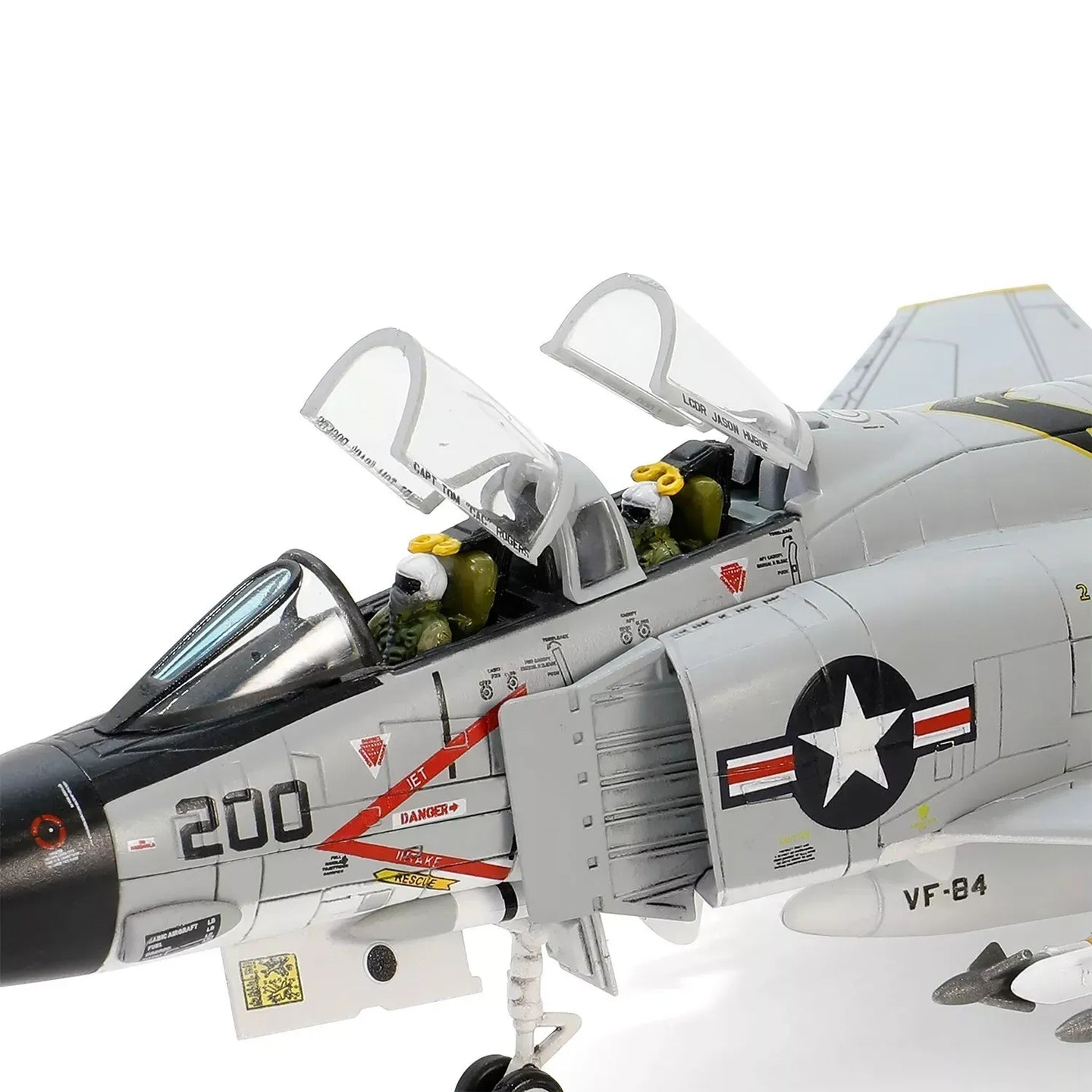 FORCES OF VALOR F-4B PHANTOM II US NAVY VF-84 "JOLLY ROGERS" USS FRANKLIN D ROOSEVELT 1970