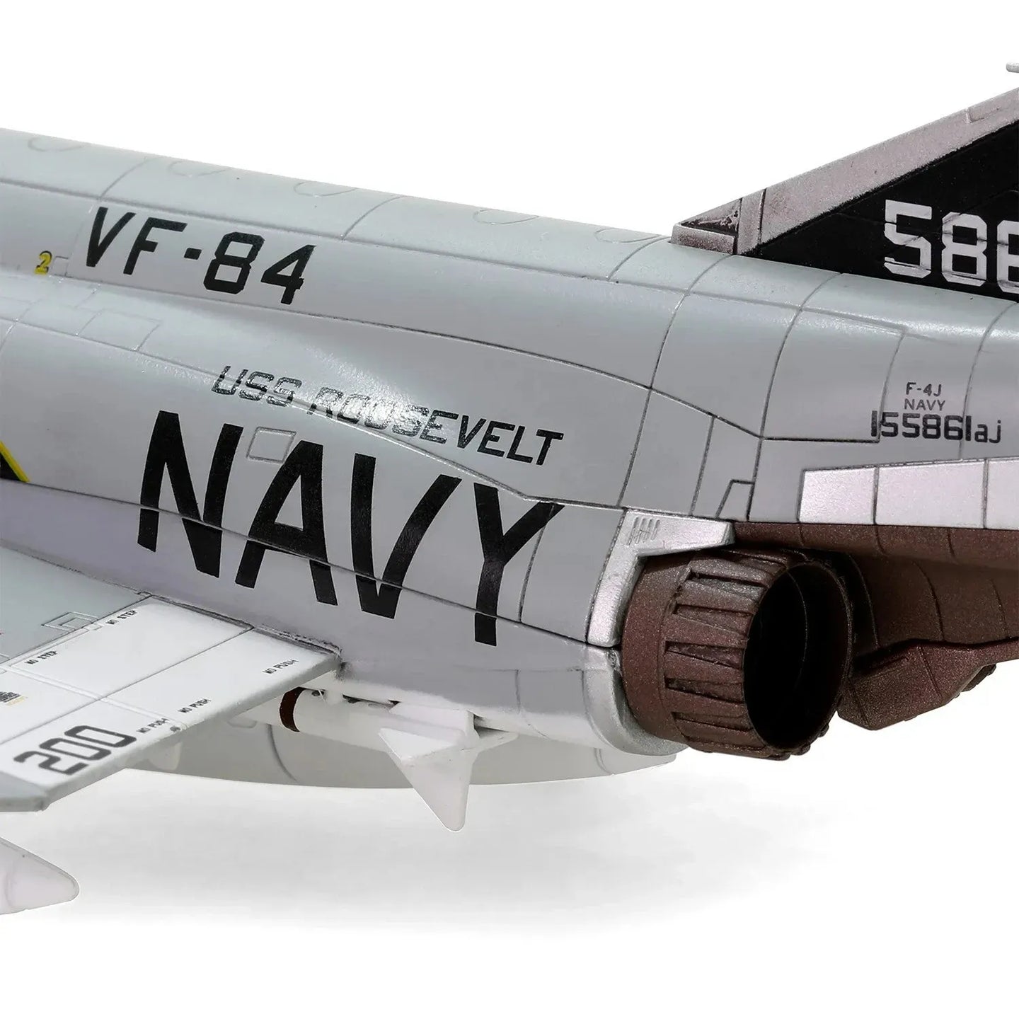 FORCES OF VALOR F-4B PHANTOM II US NAVY VF-84 "JOLLY ROGERS" USS FRANKLIN D ROOSEVELT 1970