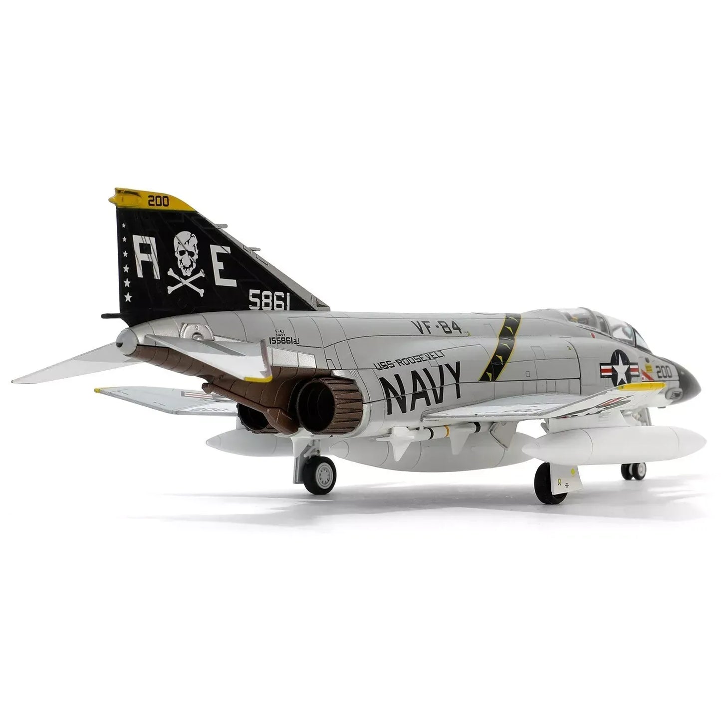 FORCES OF VALOR F-4B PHANTOM II US NAVY VF-84 "JOLLY ROGERS" USS FRANKLIN D ROOSEVELT 1970
