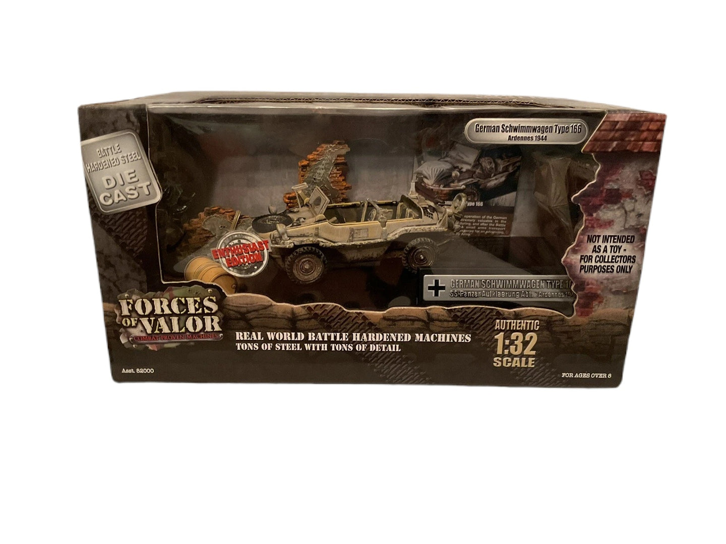 FORCES OF VALOR VW 166 SCHWIMMWAGEN BATTLE OF THE BULGE