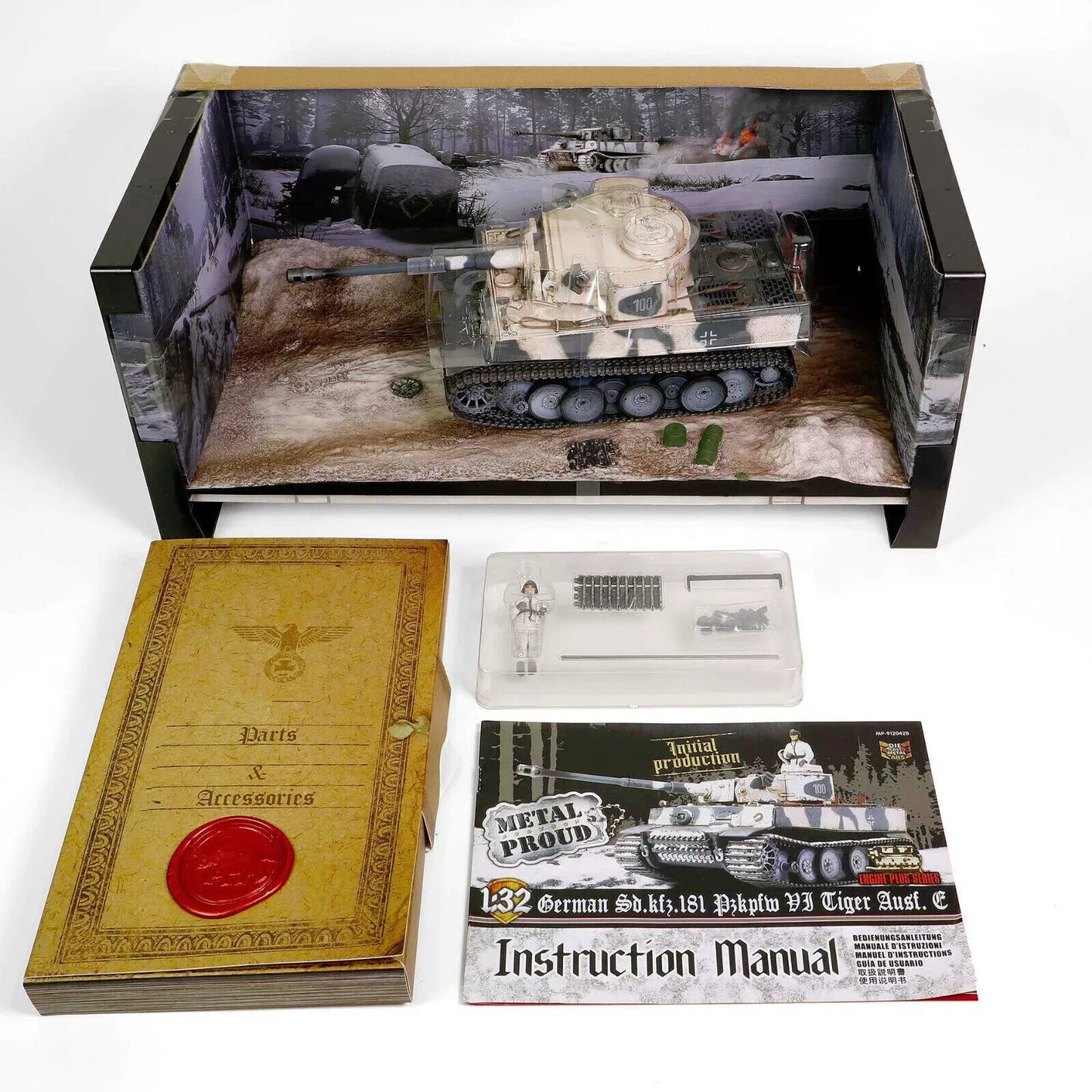 FORCES OF VALOR HENSCHEL SD.KFZ.181 PZKPFW VI  TIGER 1 GERMAN ARMY EASTERN FRONT 1943