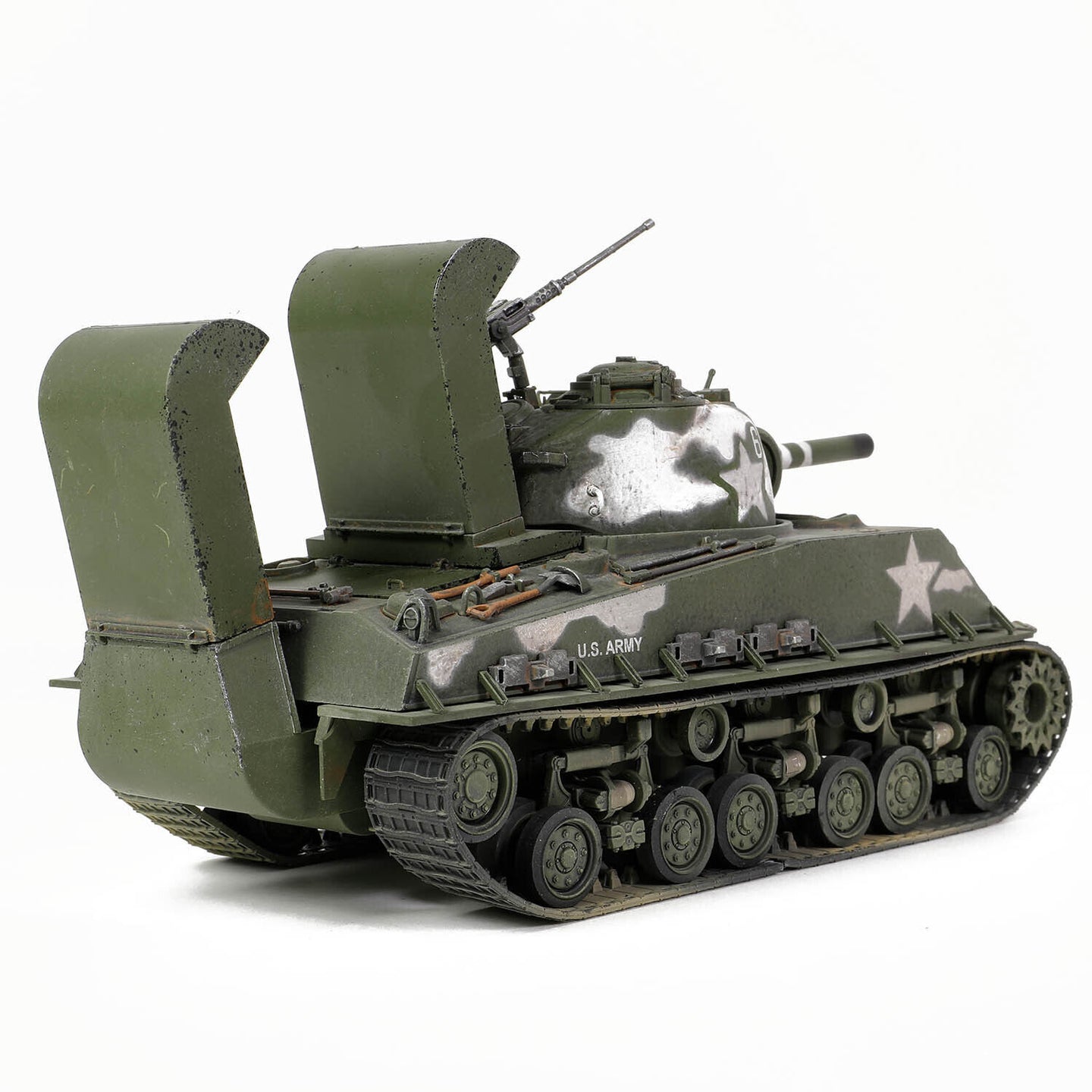 FORCES OF VALOR US SHERMAN MEDIUM TANK M4E8 105 HOWITZER OKINAWA 1945