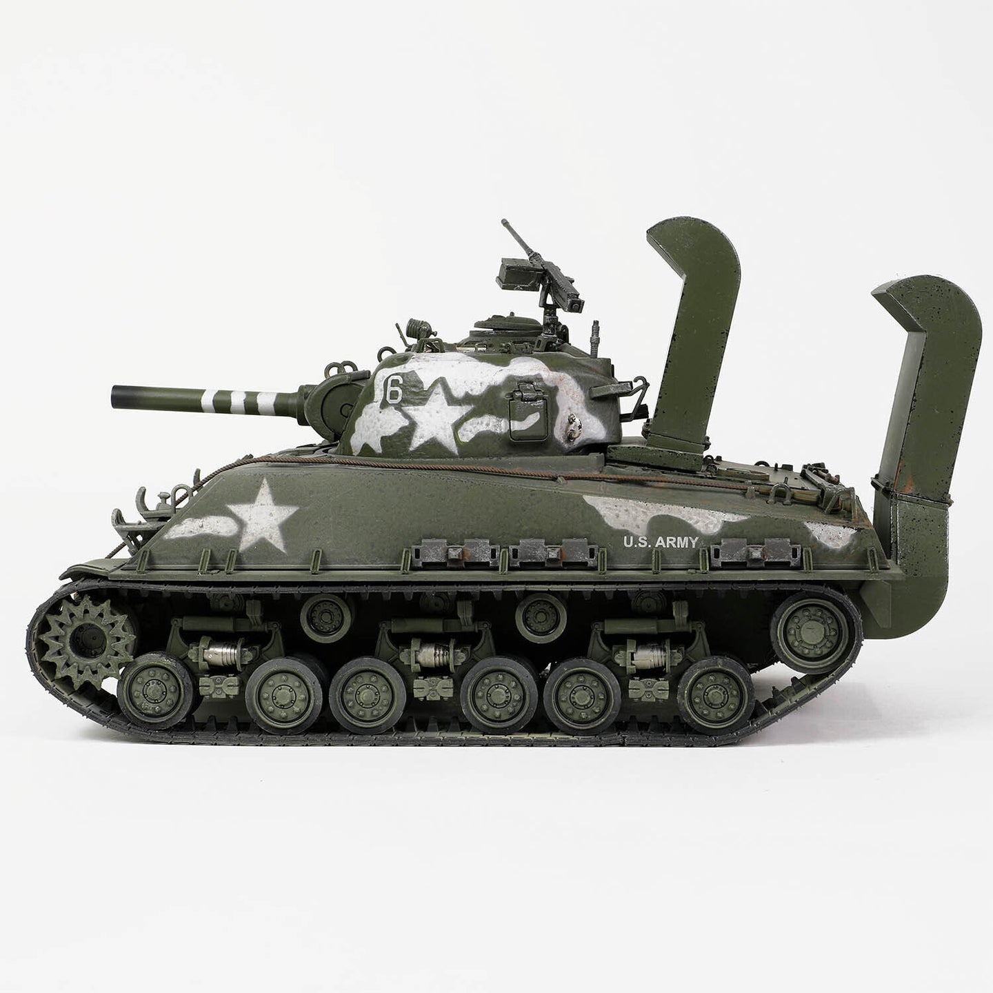 FORCES OF VALOR US SHERMAN MEDIUM TANK M4E8 105 HOWITZER OKINAWA 1945