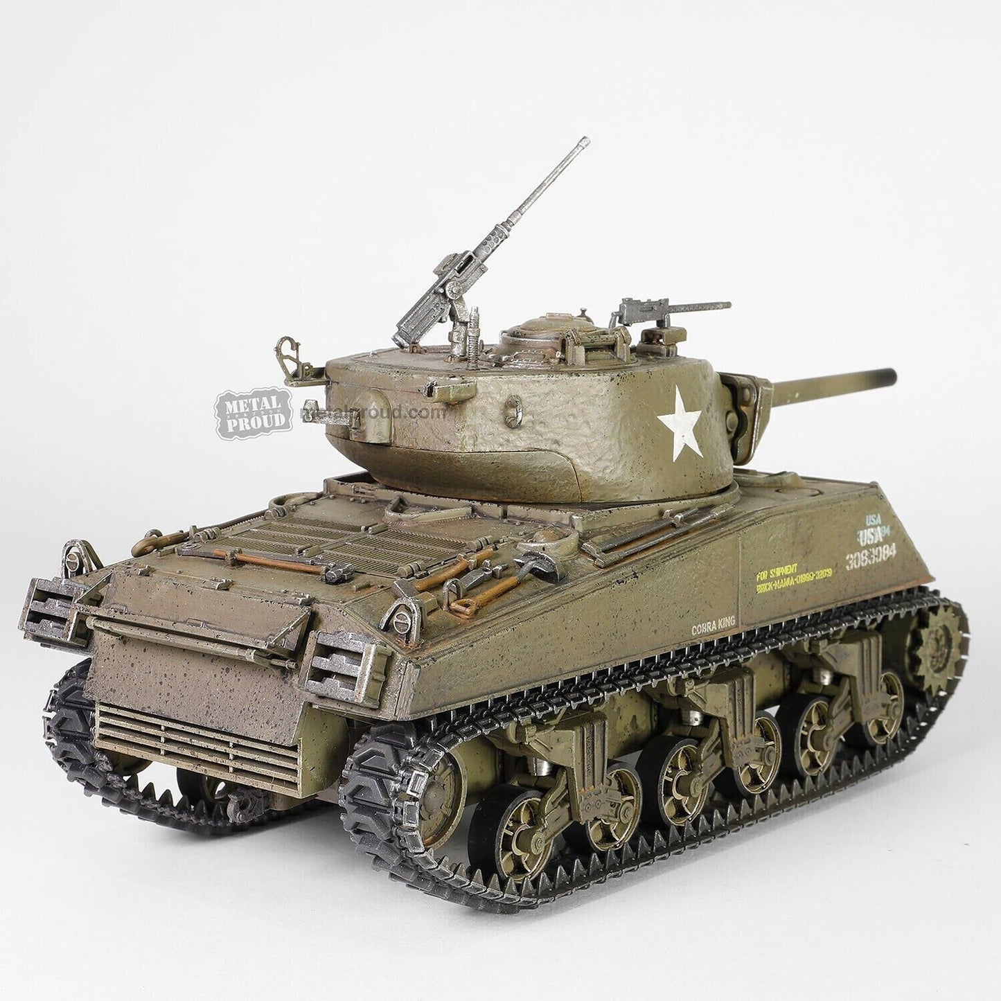 FORCES OF VALOR US SHERMAN MEDIUM TANK M4A3E2 "FIRST IN BASTOGNE"