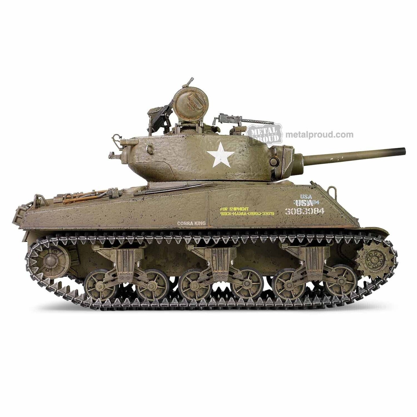 FORCES OF VALOR US SHERMAN MEDIUM TANK M4A3E2 "FIRST IN BASTOGNE"