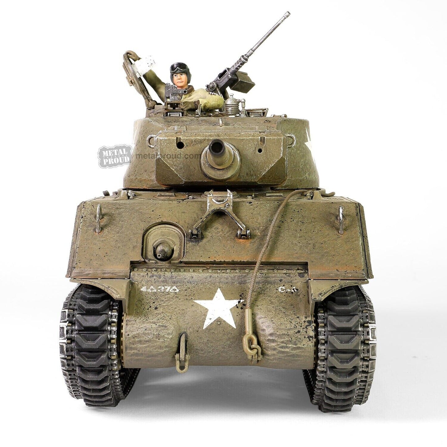 FORCES OF VALOR US SHERMAN MEDIUM TANK M4A3E2 "FIRST IN BASTOGNE"