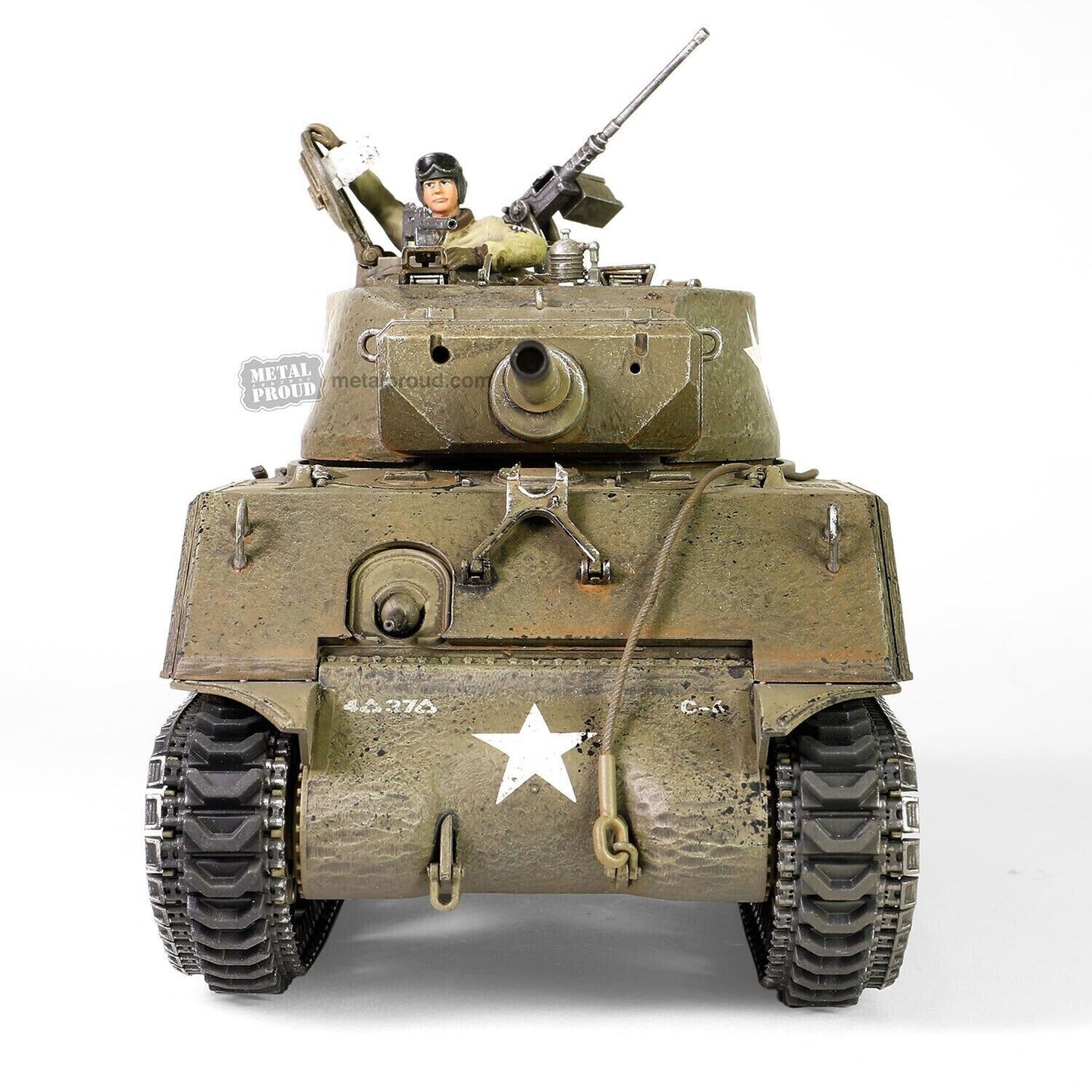FORCES OF VALOR US SHERMAN MEDIUM TANK M4A3E2 "FIRST IN BASTOGNE"