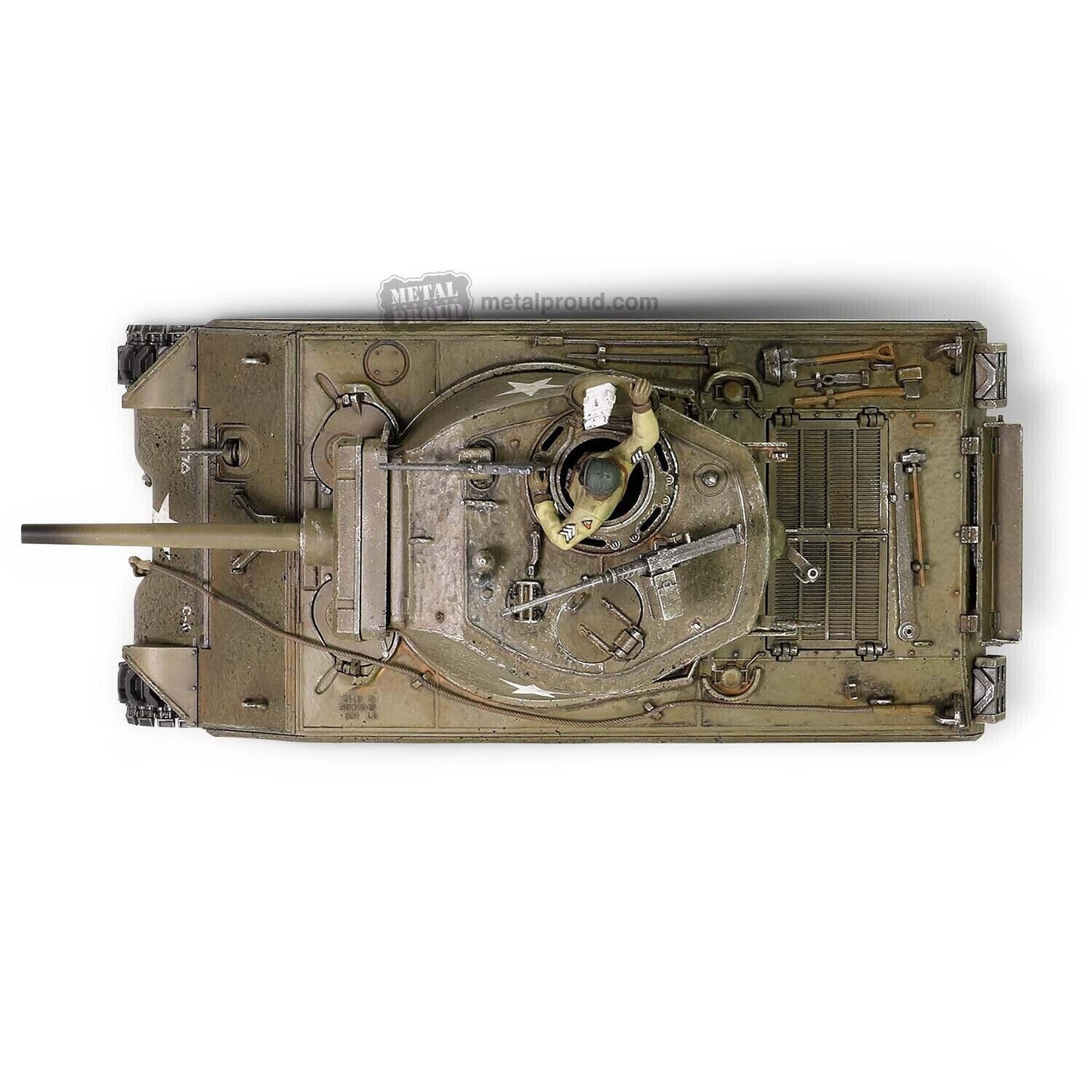 FORCES OF VALOR US SHERMAN MEDIUM TANK M4A3E2 "FIRST IN BASTOGNE"