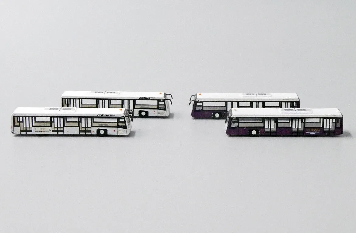 FANTASY WINGS AIRPORT BUS (ETIHAD SET OF 4)