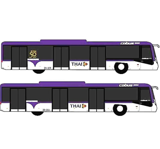 FANTASY WINGS AIRPORT BUS (THAI AIR SET OF 4)
