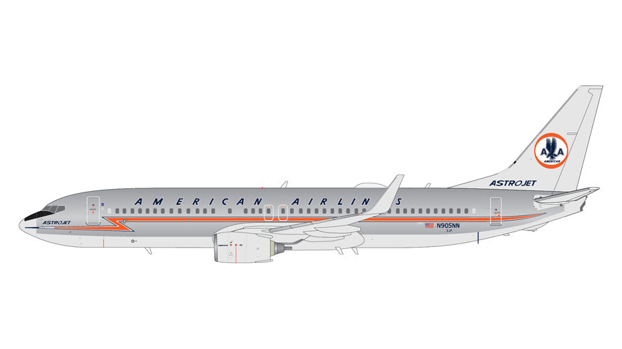 GEMINI JETS B737-800W AMERICAN AIRLINES "ASTROJET LIVERY" (POLISHED) REG: N905NN