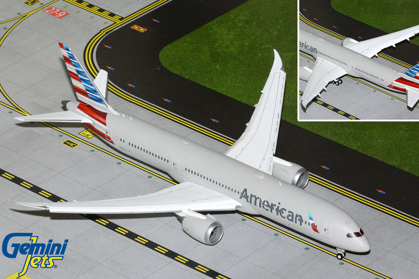 GEMINI JETS B787-9 AMERICAN AIRLINES (FLAPS DOWN) REG: N836AA