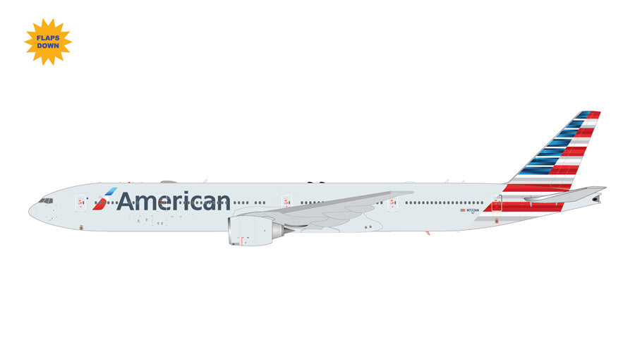 GEMINIJETS B777-300ER AMERICAN AIRLINES (FLAPS DOWN) REG: N722AN