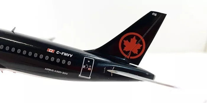 GEMINI JETS A320 AIR CANADA JETZ "BLACK COLOUR SCHEME" REG: C-FNVV