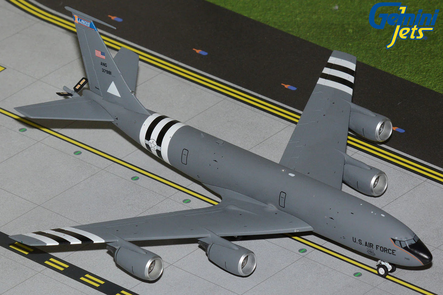 GEMINI JETS KC-135R STRATOTANKER USAF "ILLINOIS NATIONAL GUARD" REG: 63-7981