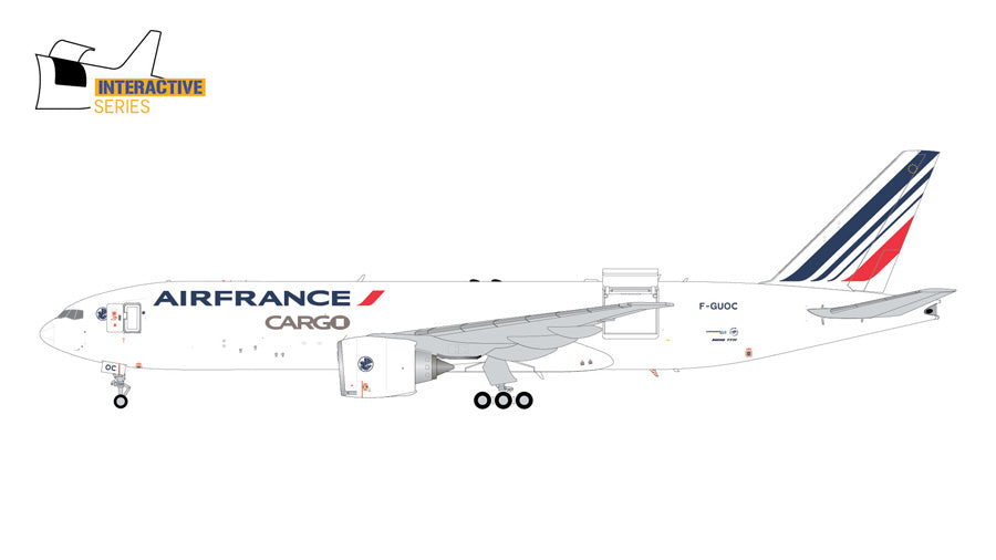 GEMINI JETS B777-200LRF AIR FRANCE CARGO (INTERACTIVE SERIES) REG: F-GUOC